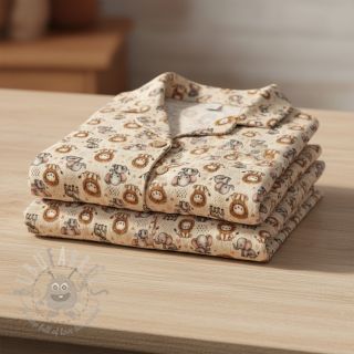 Tetra Tkanina/Muslin Safari buddys design D digital print