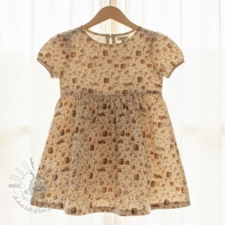 Dvoslojna gaza/muslin Little farm animals design C digital print