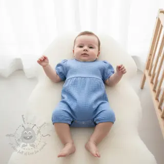 Tetra Tkanina/Muslin royal blue ORGANIC