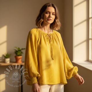 Tetra Tkanina/Muslin banana ORGANIC