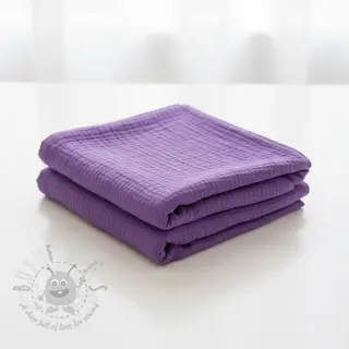 Tetra Tkanina/Muslin violet ORGANIC