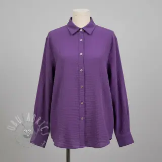 Tetra Tkanina/Muslin violet ORGANIC