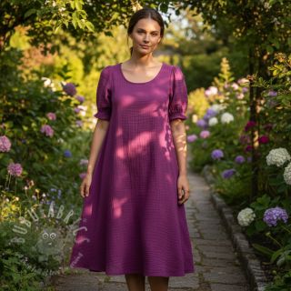 Tetra Tkanina/Muslin cyclaam ORGANIC