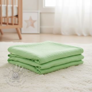 Tetra Tkanina/Muslin light lime ORGANIC