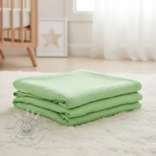 Tetra Tkanina/Muslin light lime ORGANIC