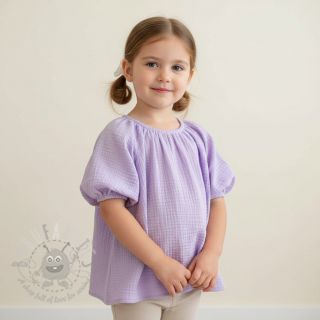 Tetra Tkanina/Muslin bright violet ORGANIC