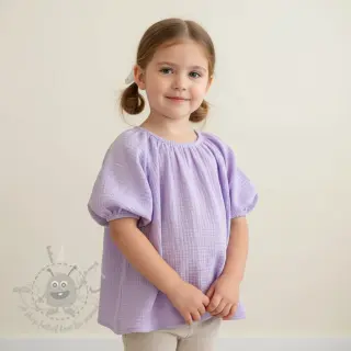 Tetra Tkanina/Muslin bright violet ORGANIC