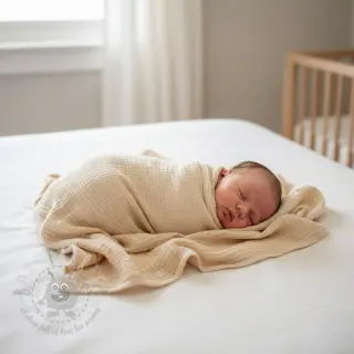 Tetra Tkanina/Muslin cream ORGANIC