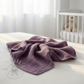 Tetra Tkanina/Muslin lilac ORGANIC