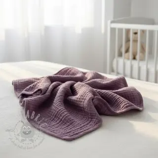 Tetra Tkanina/Muslin lilac ORGANIC