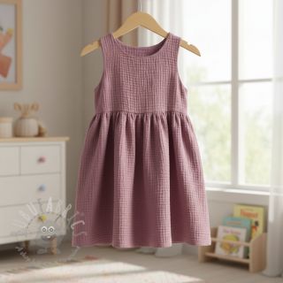 Tetra Tkanina/Muslin lilac ORGANIC