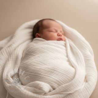 Tetra Tkanina/Muslin ecru ORGANIC