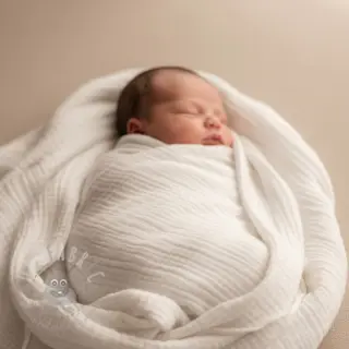 Tetra Tkanina/Muslin ecru ORGANIC