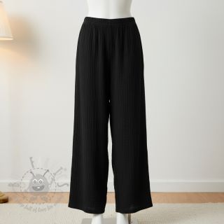 Tetra Tkanina/Muslin black ORGANIC