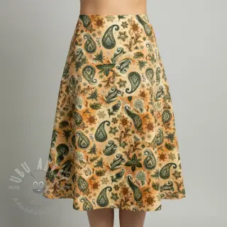 Dvostruka gaza/muslin Floraly mix design E digital print