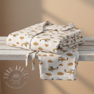 Tetra Tkanina/Muslin Helicopters off white