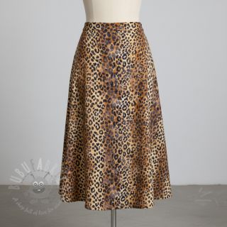 Tetra Tkanina/Muslin Animal skin panther digital print