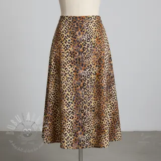 Tetra Tkanina/Muslin Animal skin panther digital print