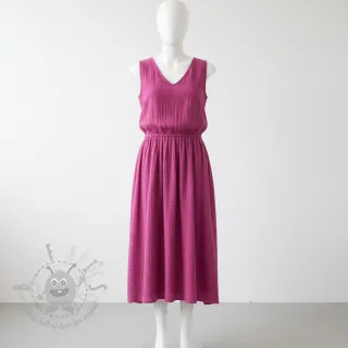 Tetra Tkanina/Muslin cerise ORGANIC