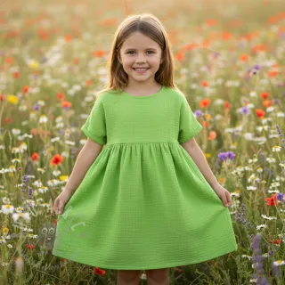 Tetra Tkanina/Muslin neon lime