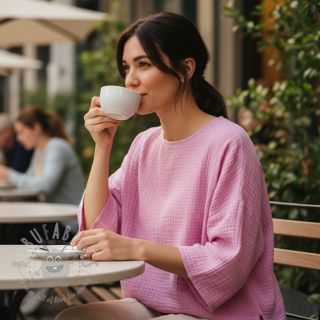 Tetra Tkanina/Muslin light pink