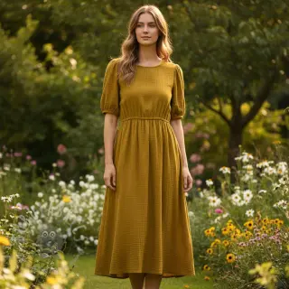 Tetra Tkanina/Muslin gold