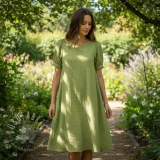 Tetra Tkanina/Muslin old lime