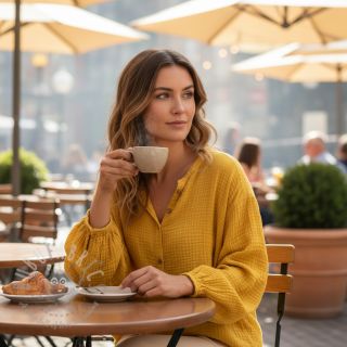 Tetra Tkanina/Muslin lemon