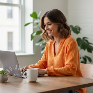 Tetra Tkanina/Muslin orange