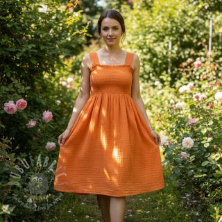 Tetra Tkanina/Muslin orange