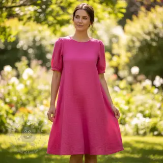 Tetra Tkanina/Muslin fuchsia