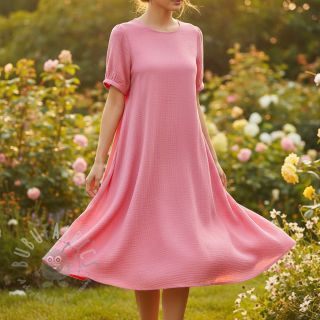 Tetra Tkanina/Muslin pink