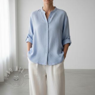 Tetra Tkanina/Muslin blue heaven ORGANIC