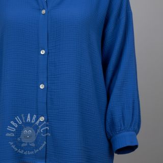 Tetra Tkanina/Muslin cobalt ORGANIC