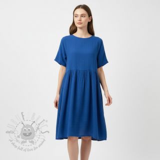 Tetra Tkanina/Muslin cobalt ORGANIC