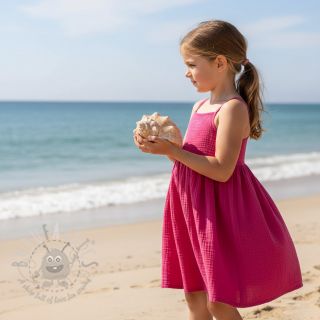 Tetra Tkanina/Muslin fuchsia ORGANIC