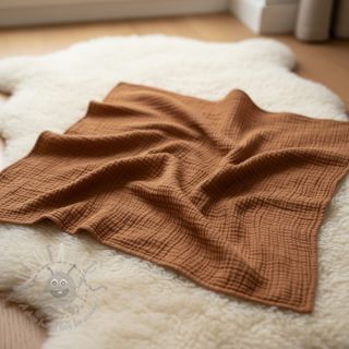 Tetra Tkanina/Muslin cognac ORGANIC