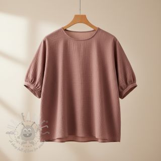 Tetra Tkanina/Muslin old blush ORGANIC