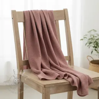 Tetra Tkanina/Muslin old blush ORGANIC