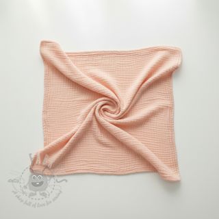Tetra Tkanina/Muslin light salmon ORGANIC