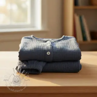 Tetra Tkanina/Muslin jeans blue ORGANIC