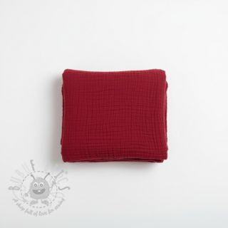 Tetra Tkanina/Muslin red ORGANIC