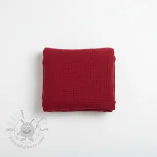 Tetra Tkanina/Muslin red ORGANIC