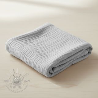 Tetra Tkanina/Muslin light grey ORGANIC