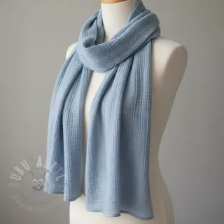 Tetra Tkanina/Muslin blue ORGANIC