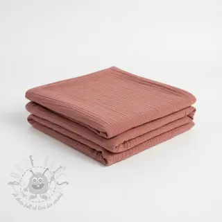 Tetra Tkanina/Muslin mauve ORGANIC