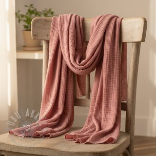 Tetra Tkanina/Muslin mauve ORGANIC