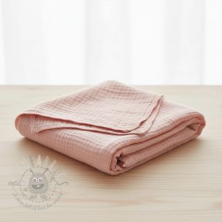 Tetra Tkanina/Muslin light rose ORGANIC