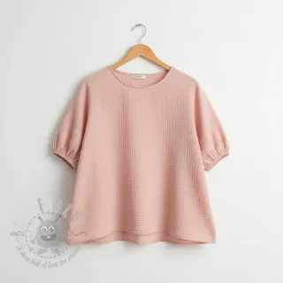 Tetra Tkanina/Muslin light rose ORGANIC
