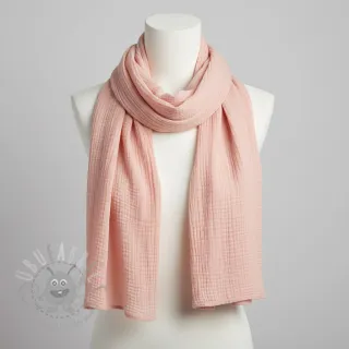 Tetra Tkanina/Muslin light rose ORGANIC